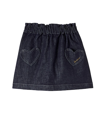 Douchka patch-appliqué denim skirt | Bonton