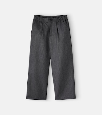Manuel pinstriped wool pants | Bonpoint
