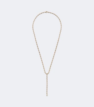 Halskette aus 18kt Gelbgold mit Diamanten | Anita Ko