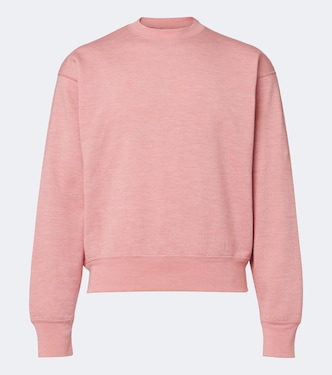 Cotton, wool, and silk sweatshirt | Auralee