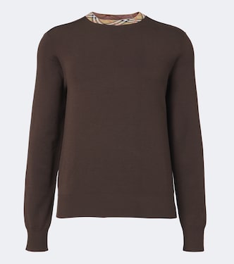Burberry Check wool sweater | Burberry