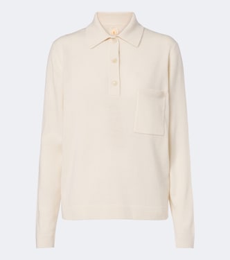 Wool and cashmere polo sweater | Jardin des Orangers