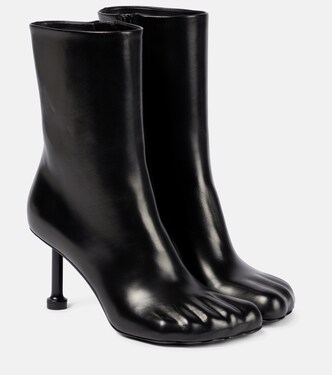 Fetish leather ankle boots | Balenciaga