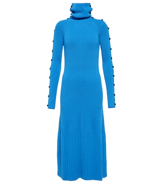 Ribbed-knit cotton-blend sweater dress | Proenza Schouler