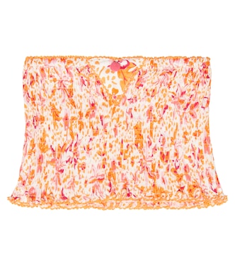 Printed bandeau top | Poupette St Barth Kids