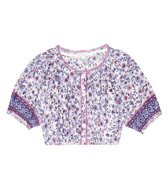Andrea floral top | Poupette St Barth Kids