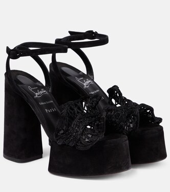 Deia Frou Alta macramé sandals | Christian Louboutin