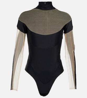 Paneled bodysuit | Mugler