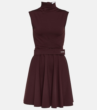 Mockneck jersey dress | Alaïa
