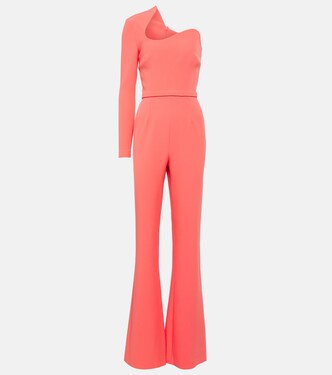 Jonal one-shoulder crêpe jumpsuit | Safiyaa
