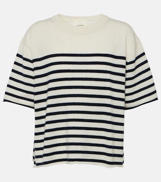 Cila striped cashmere T-shirt  | Lisa Yang