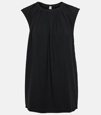 Gathered jersey top | Toteme