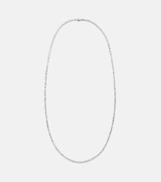 Collana Classic in oro bianco 18kt con diamanti | Suzanne Kalan