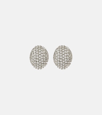 Tinsel crystal-embellished earrings | Jennifer Behr
