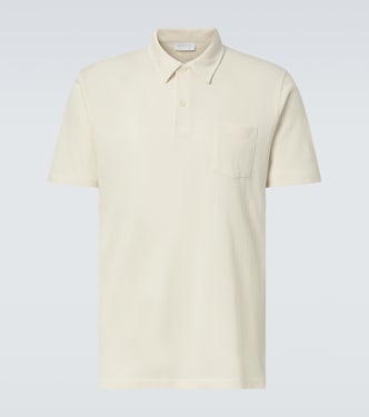Riviera cotton polo shirt | Sunspel