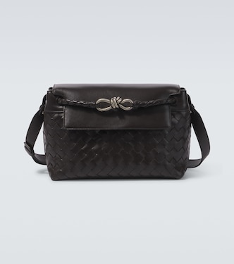 Andiamo Knot Small leather messenger bag | Bottega Veneta