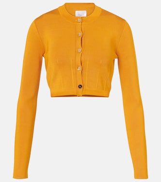 Atalanta cropped cardigan | Galvan