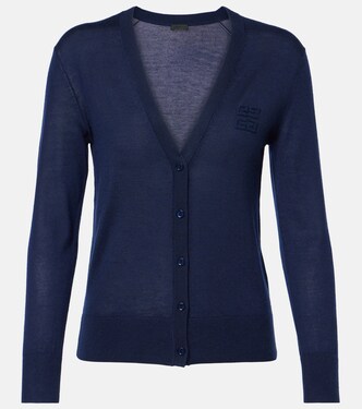 4G semi-sheer cashmere and silk cardigan | Givenchy