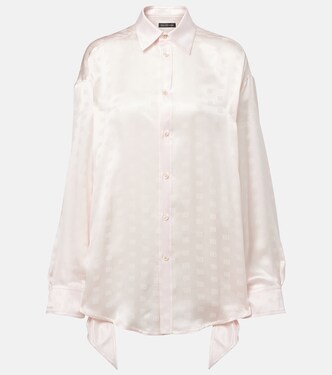Hemd aus Seidensatin | Balenciaga