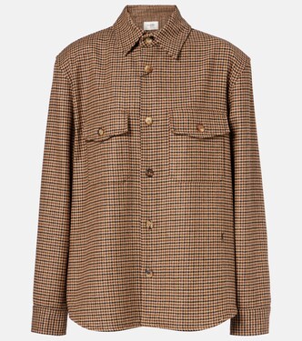 Houndstooth overshirt | Saint Laurent