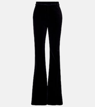 Pantalon évasé Vetrino en velours de coton mélangé | Max Mara