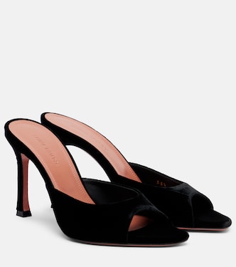 Alexa 95 velvet mules | Amina Muaddi