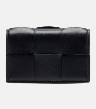 Cassette Intrecciato leather card case | Bottega Veneta