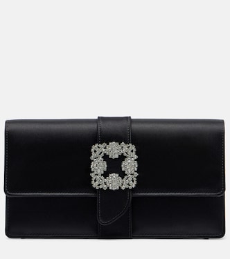 Capri embellished satin clutch | Manolo Blahnik
