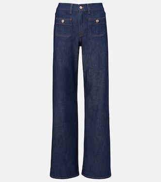 Mid-Rise Wide-Leg Jeans Lotta Tailorless | 7 For All Mankind