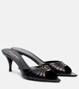 Babylone 60 leather mules | Saint Laurent