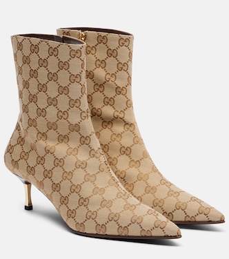 Ankle Boots Bombshell 55 GG aus Canvas | Gucci