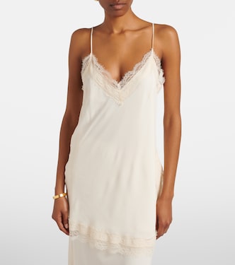 rohe lace camisole dress Rhe Camisole Dress With Lace Detail