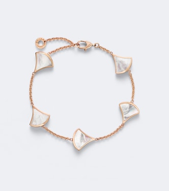 Divas' Dream 18kt rose gold bracelet with mother-of-pearl | Bvlgari