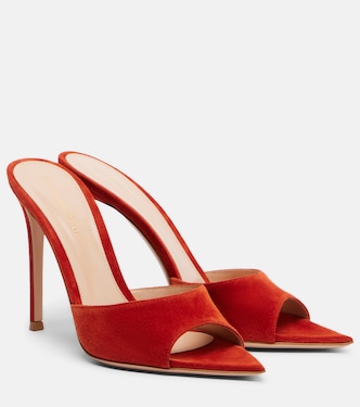 Elle suede mules | Gianvito Rossi