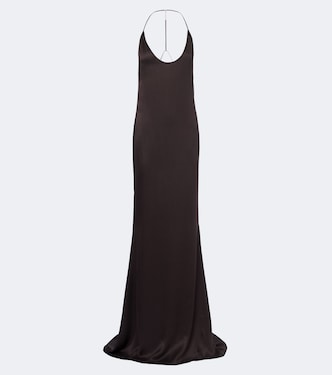 Draped open-back silk gown  | Tom Ford