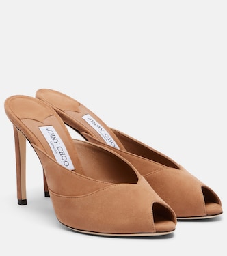 Mules Brigitte aus Veloursleder | Jimmy Choo