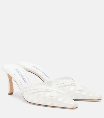 Pantoletten Voluptia aus Organza | Manolo Blahnik