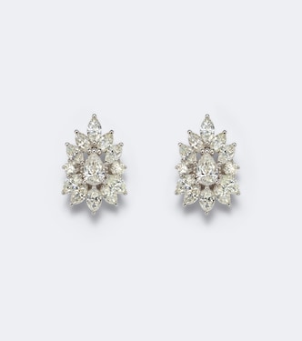 Y-Not 18kt white gold earrings with diamonds | Yeprem