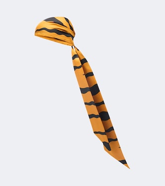 Fiamme silk twill head wrap | Pucci