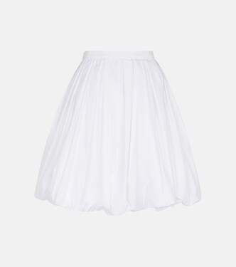 Cotton-blend poplin miniskirt | Alaïa