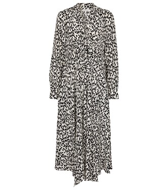 Robe midi Wild Moment en soie à motif léopard | Dorothee Schumacher