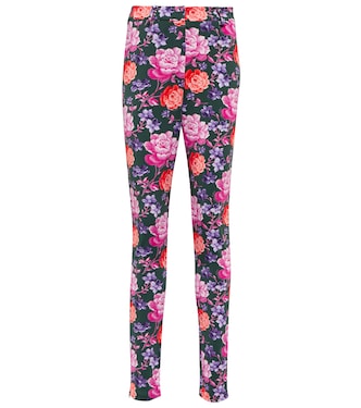 Geblümte Skinny-Hose | Magda Butrym