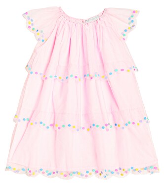Embroidered ruffled dress | Stella McCartney Kids