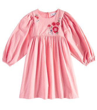 Robe brodée en coton à carreaux | Tartine et Chocolat