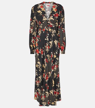 Robe longue Trula à fleurs | Rixo