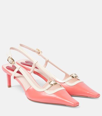 Viv' Canard 55 leather slingback pumps | Roger Vivier