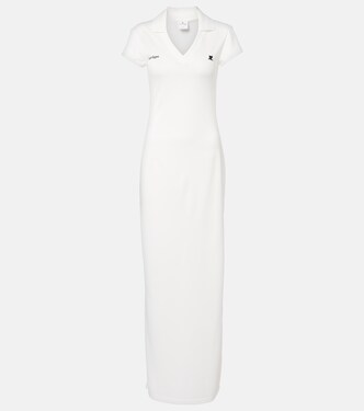 Robe polo à logo | Courrèges