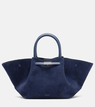New York Midi suede tote bag | DeMellier