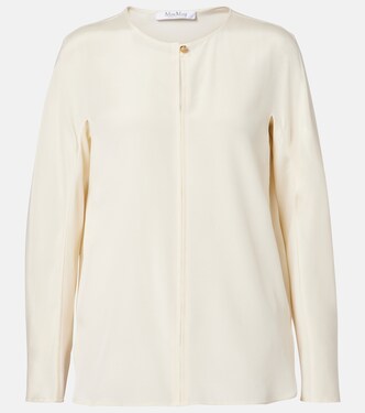 Mitico silk-blend cady top | Max Mara