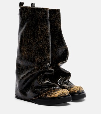 Robin leather knee-high boots | The Attico